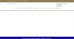 Desktop Screenshot of fortgeorgeislandmarina.com